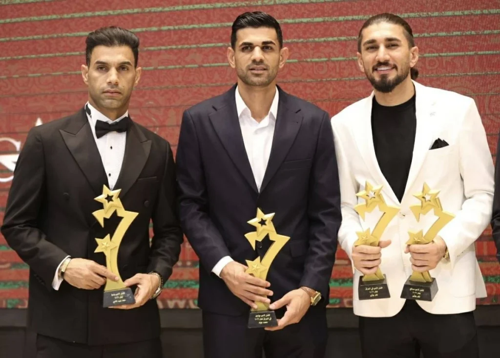 أكام وكوركيس يتقاسمان جائزة أفضل لاعب في العراق.. ورشيد جابر ينال جائزة المدربين